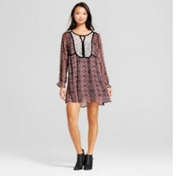 Knox Rose Dresses & Skirts - Knox Rose Sheer Boho Dress-Medium